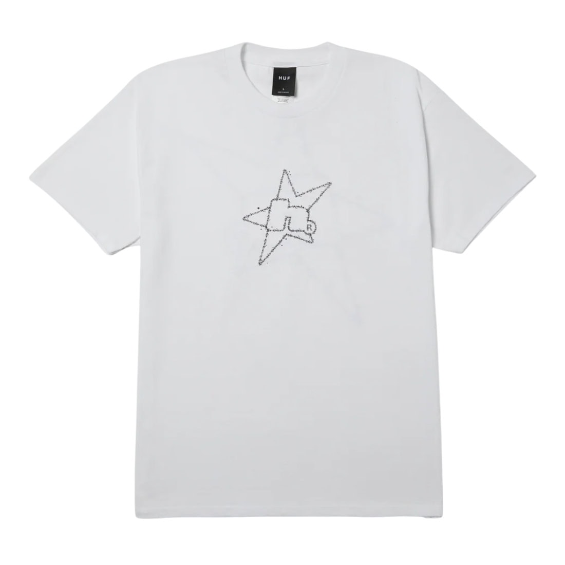Huf H Star Astral T-Shirt - White - Mens Graphic T-Shirt by Huf