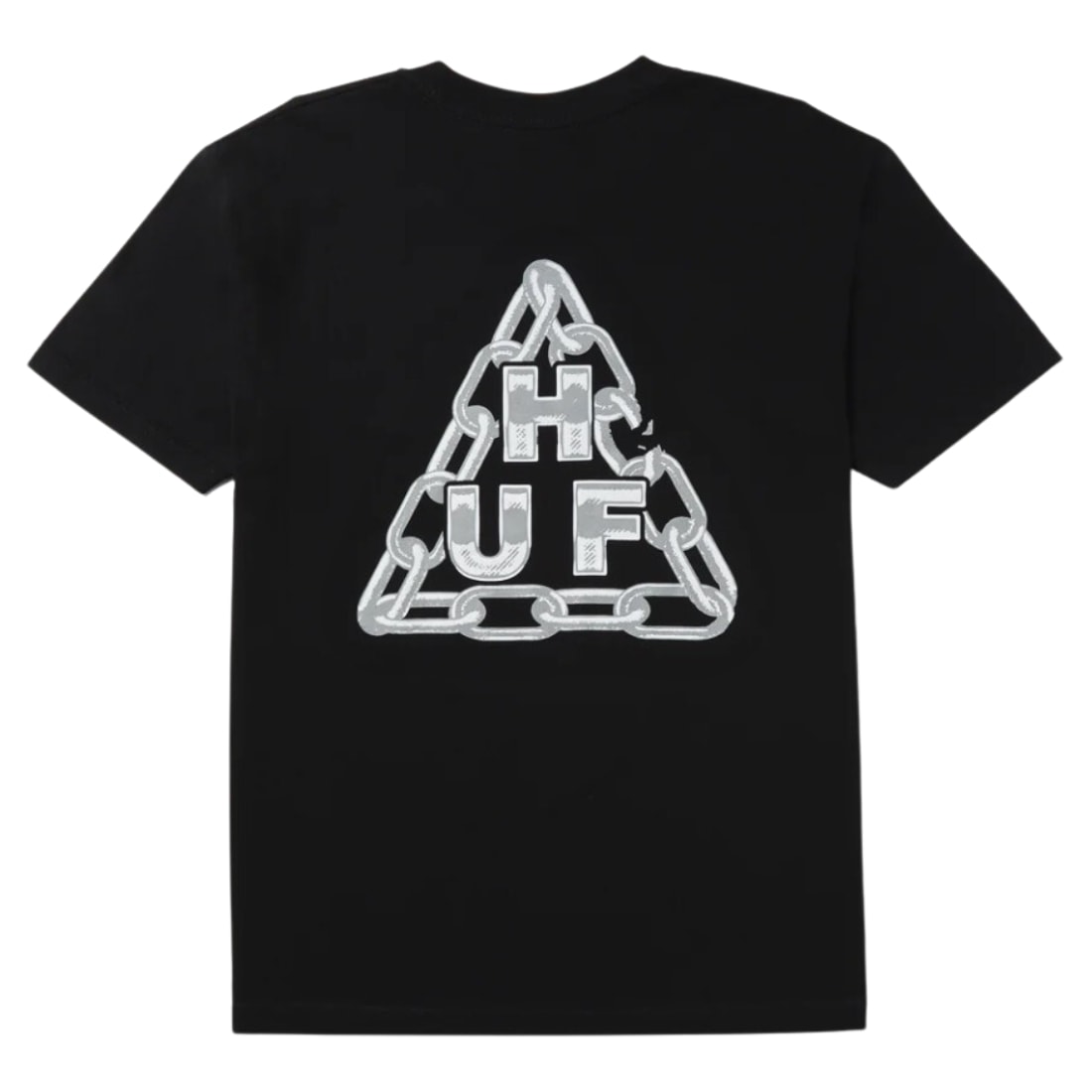 Huf Hard Links T-Shirt - Black - Mens Skate Brand T-Shirt by Huf