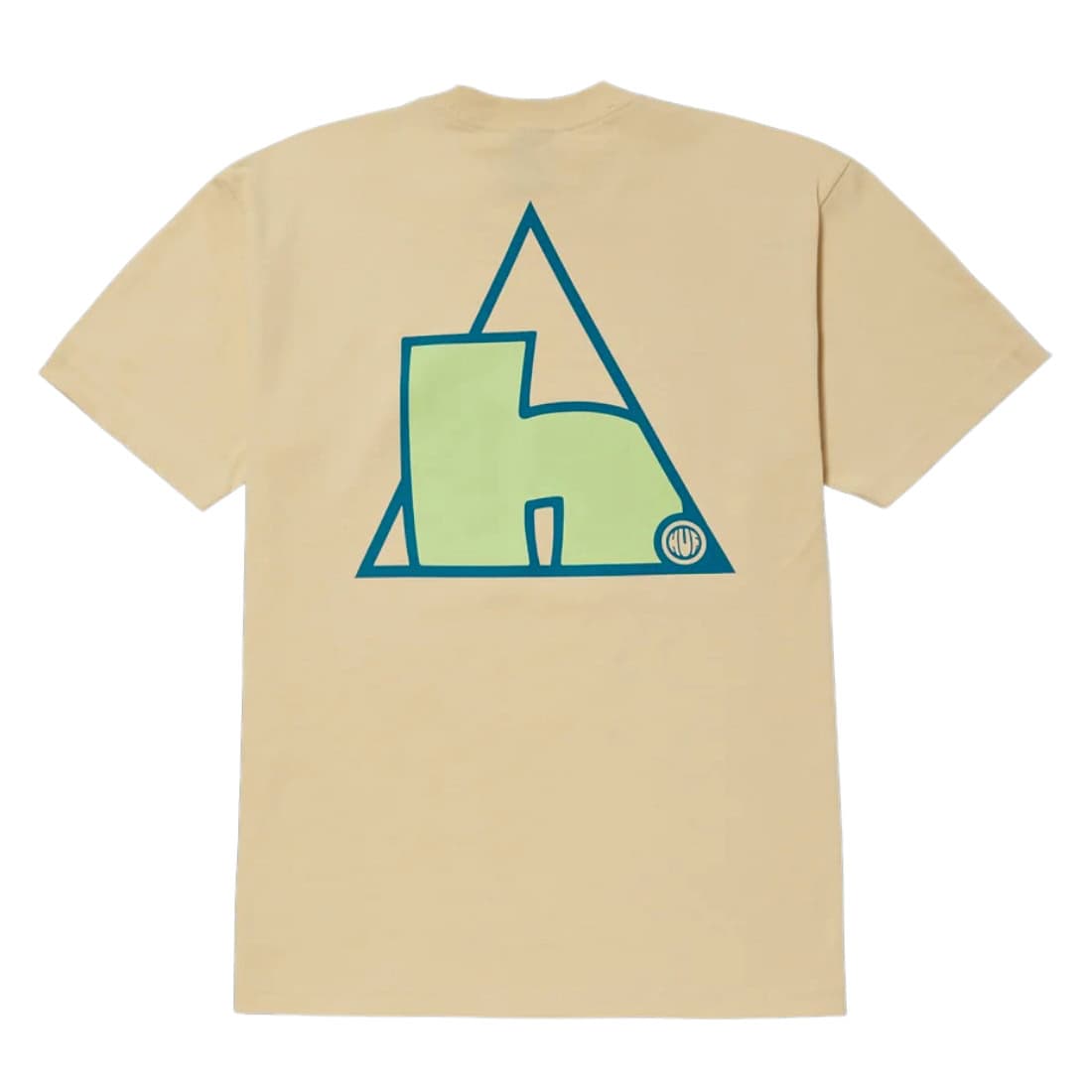 Huf High Tide T-Shirt - Wheat - Mens Graphic T-Shirt by Huf