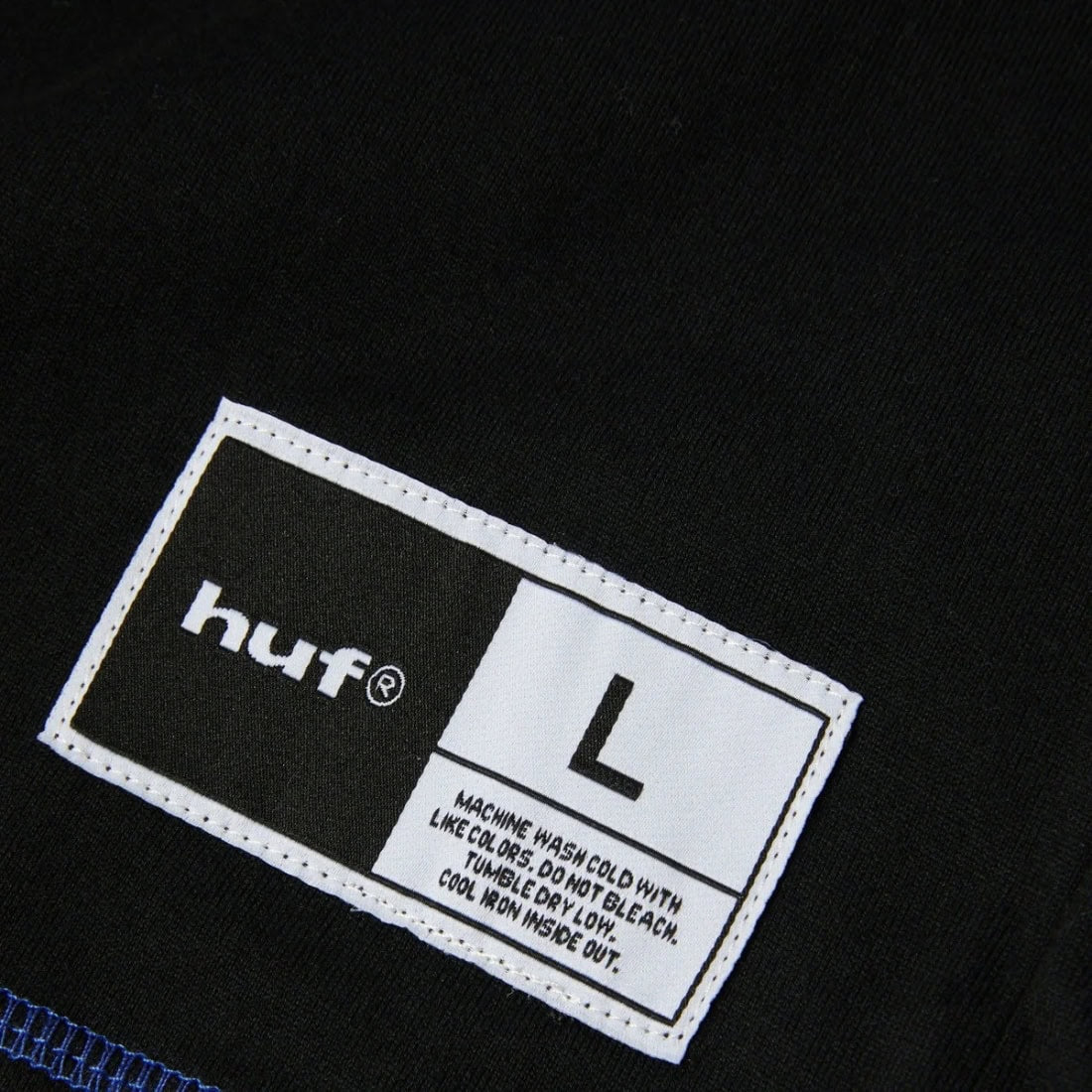 Huf Legacy Football Tee - Black - Mens Graphic T-Shirt by Huf