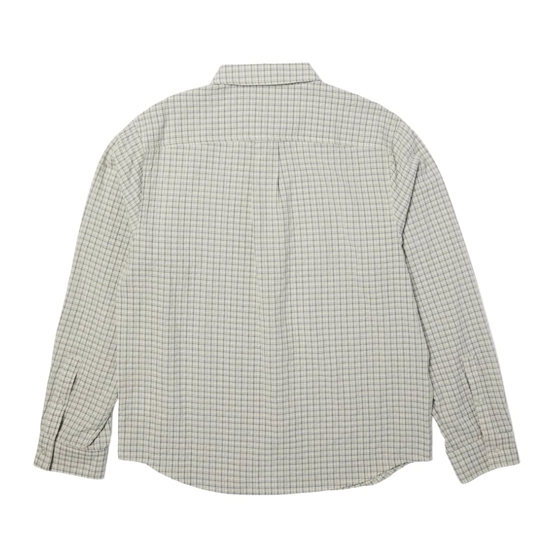 Huf Megablast Longsleeve Woven Shirt - Natural - Mens Casual Shirt by Huf