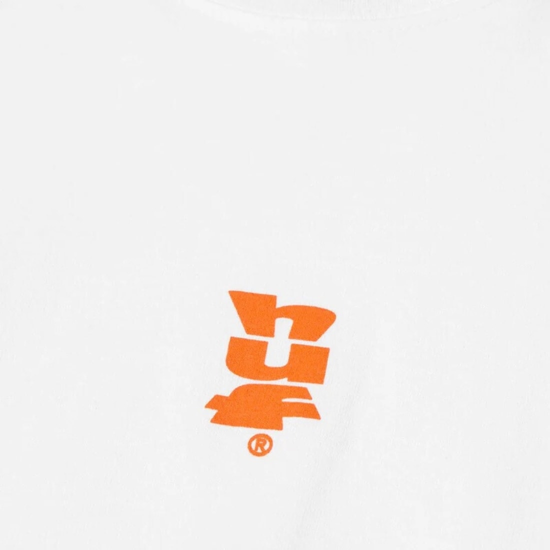 Huf Megablast Stretch Longsleeve T-Shirt - White - Mens Graphic T-Shirt by Huf