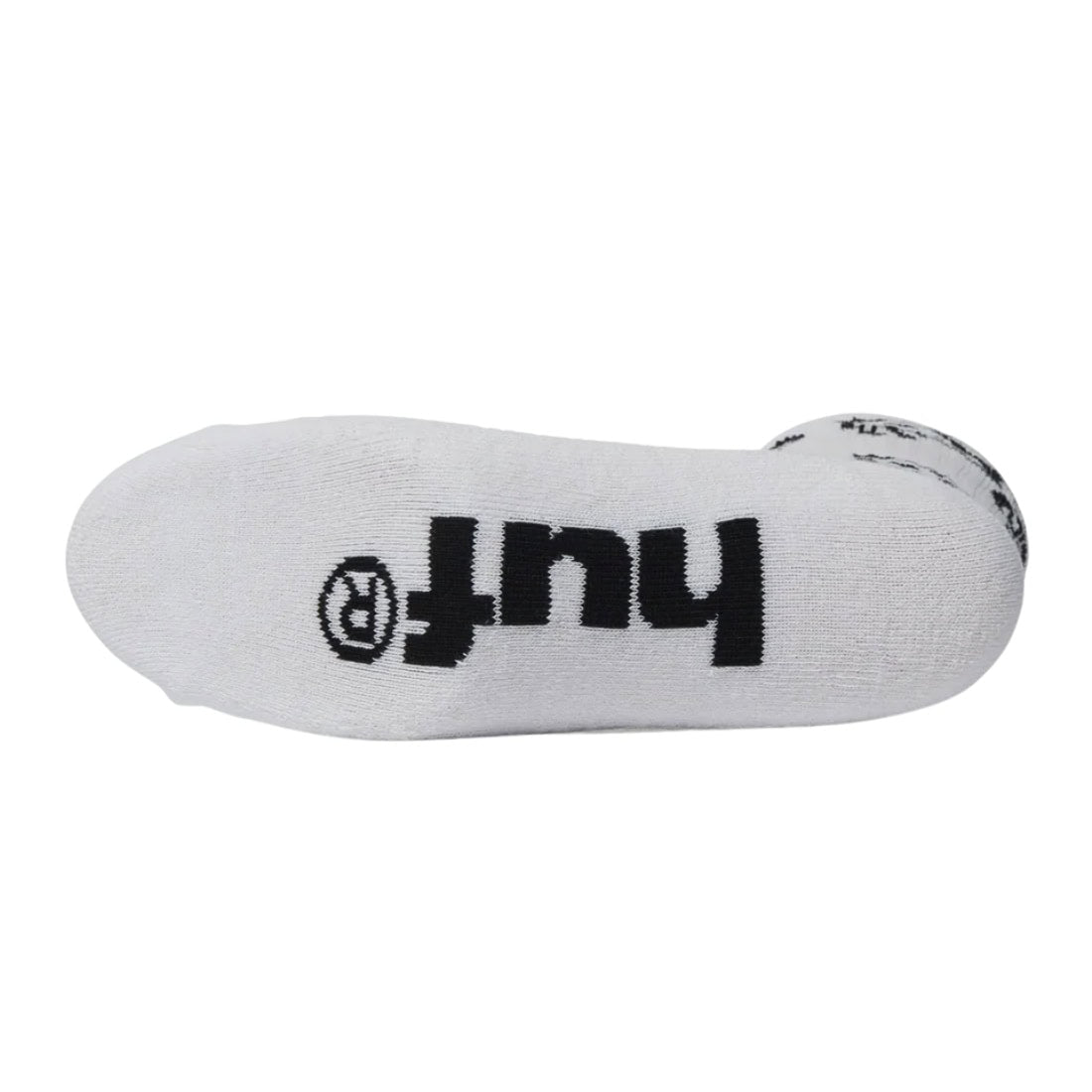 Huf Moo Crew Socks - White - Unisex Crew Length Socks by Huf One Size