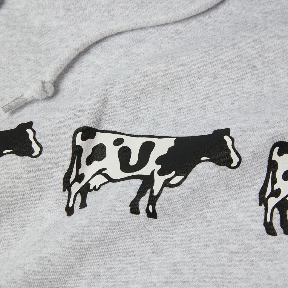 Huf Moo Pullover Hoodie - Heather Grey