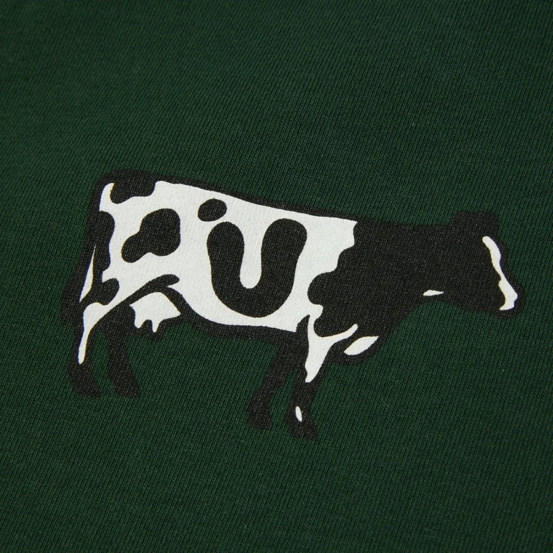 Huf Moo Tee - Forest Green - Mens Graphic T-Shirt by Huf