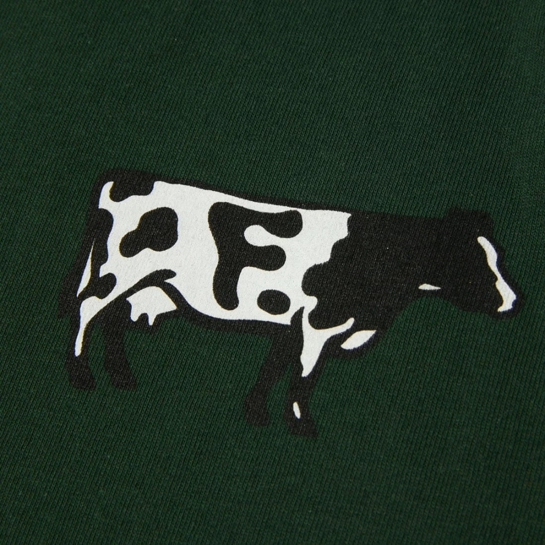 Huf Moo Tee - Forest Green - Mens Graphic T-Shirt by Huf