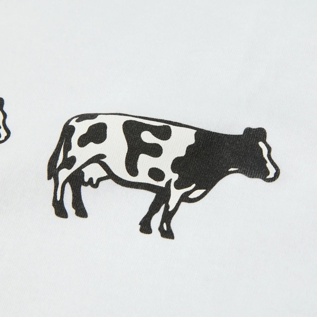 Huf Moo Tee - White - Mens Graphic T-Shirt by Huf