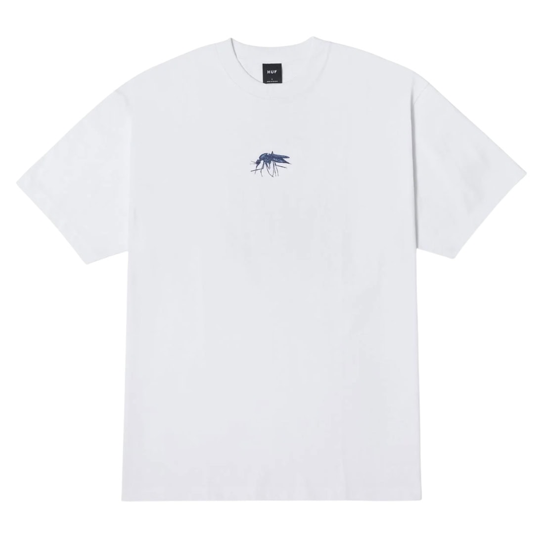 Huf Mosquito T-Shirt - White - Mens Skate Brand T-Shirt by Huf