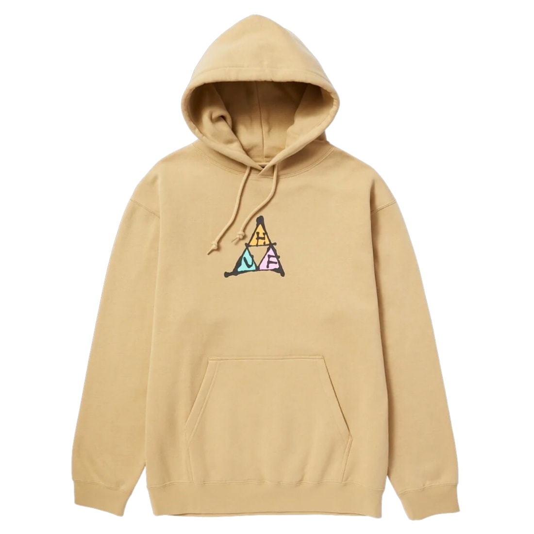 Huf No-Fi Tt Pullover Hoodie - Oatmeal - Mens Pullover Hoodie by Huf