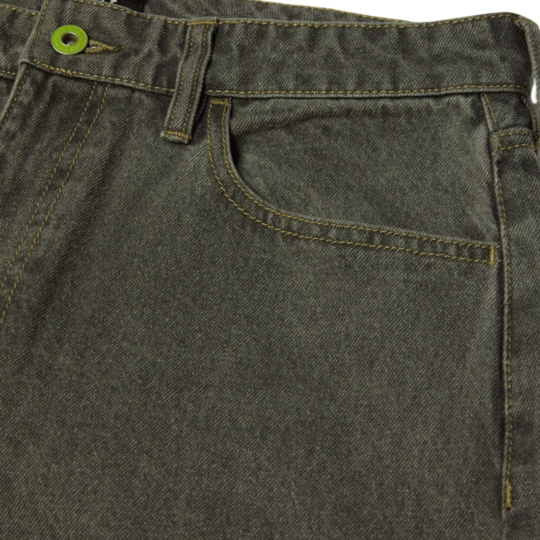 Huf Original Denim Pant - Frost Gray - Mens Relaxed/Loose Denim Jeans by Huf