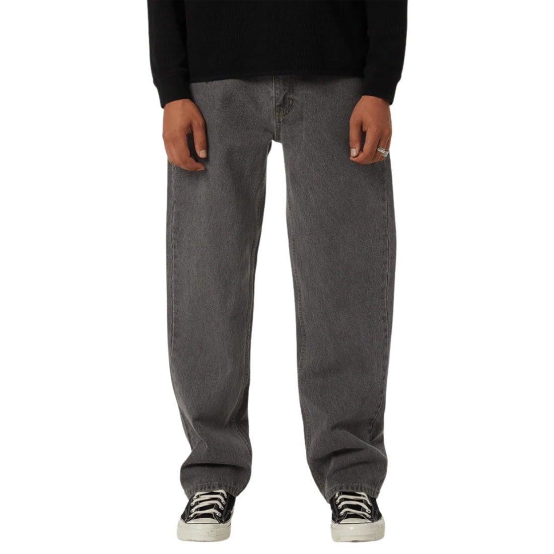 Huf Original Denim Pant - Frost Gray - Mens Relaxed/Loose Denim Jeans by Huf