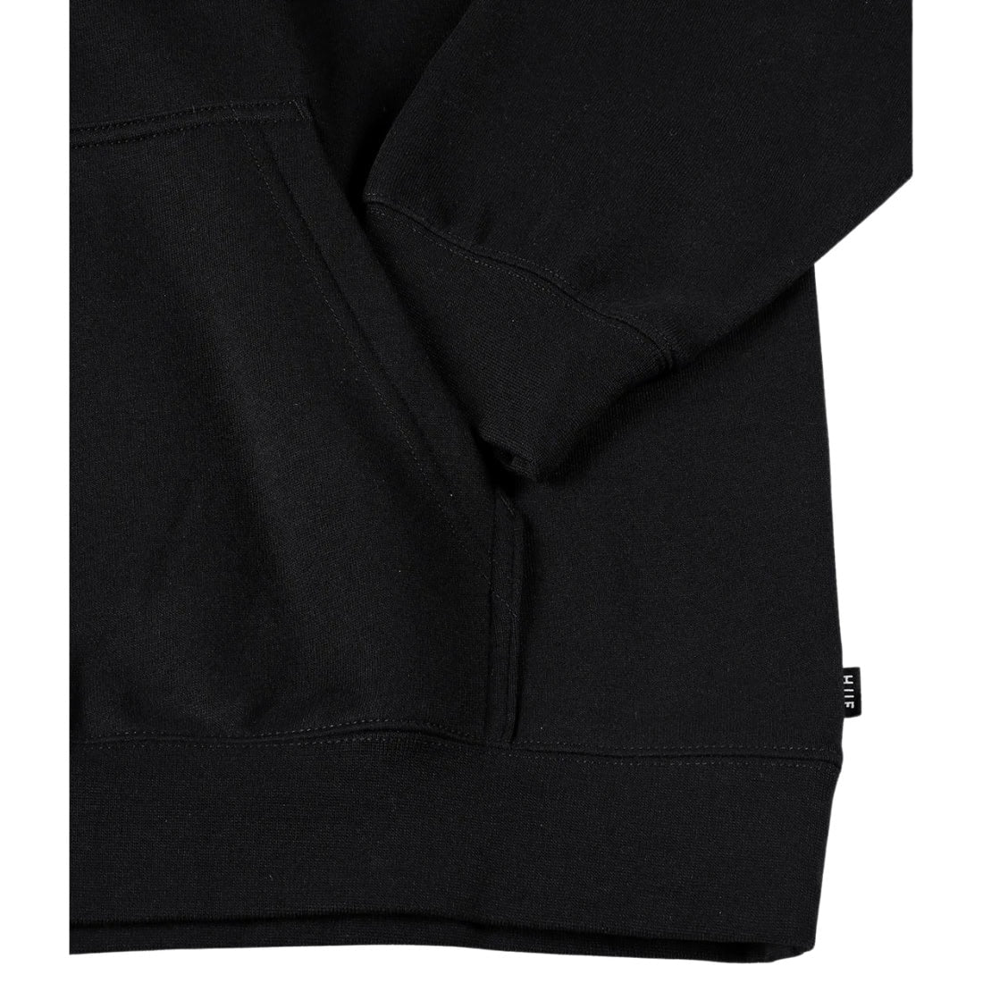 Huf Outlines Pullover Hoodie - Black - Mens Pullover Hoodie by Huf