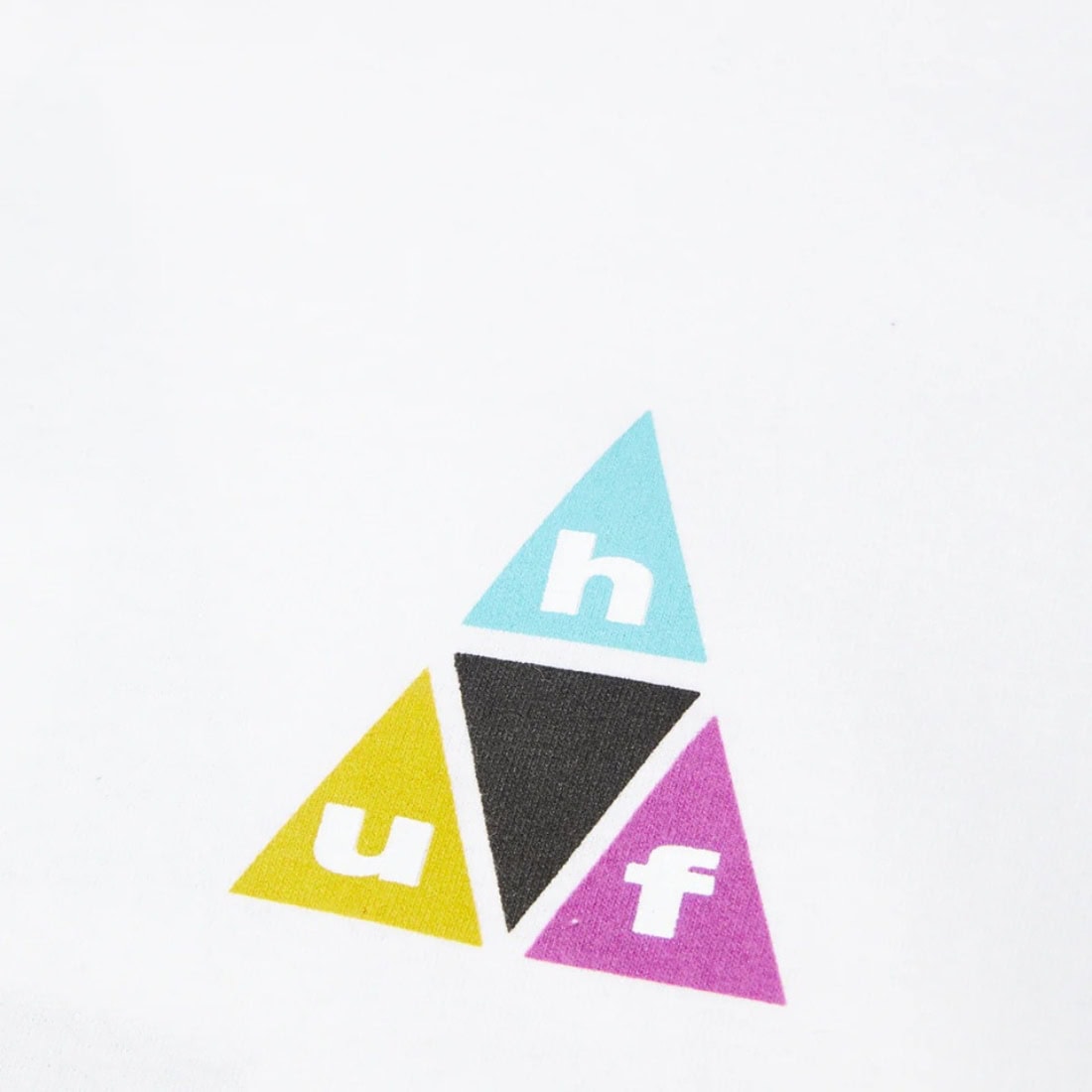 Huf Prism TT Longsleeve T-Shirt - White - Mens Graphic T-Shirt by Huf