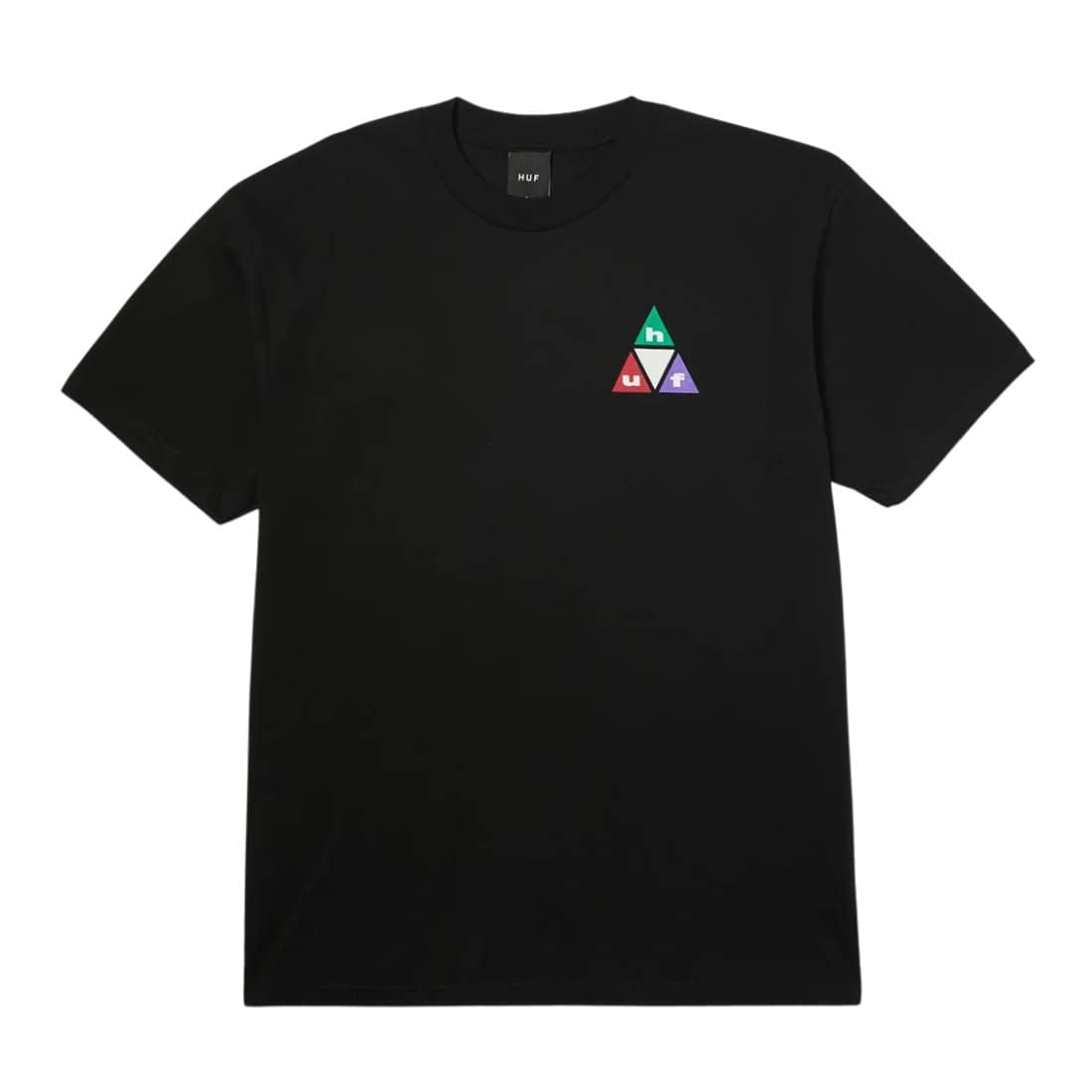 Huf Prism TT Tee - Black/Teal - Mens Graphic T-Shirt by Huf