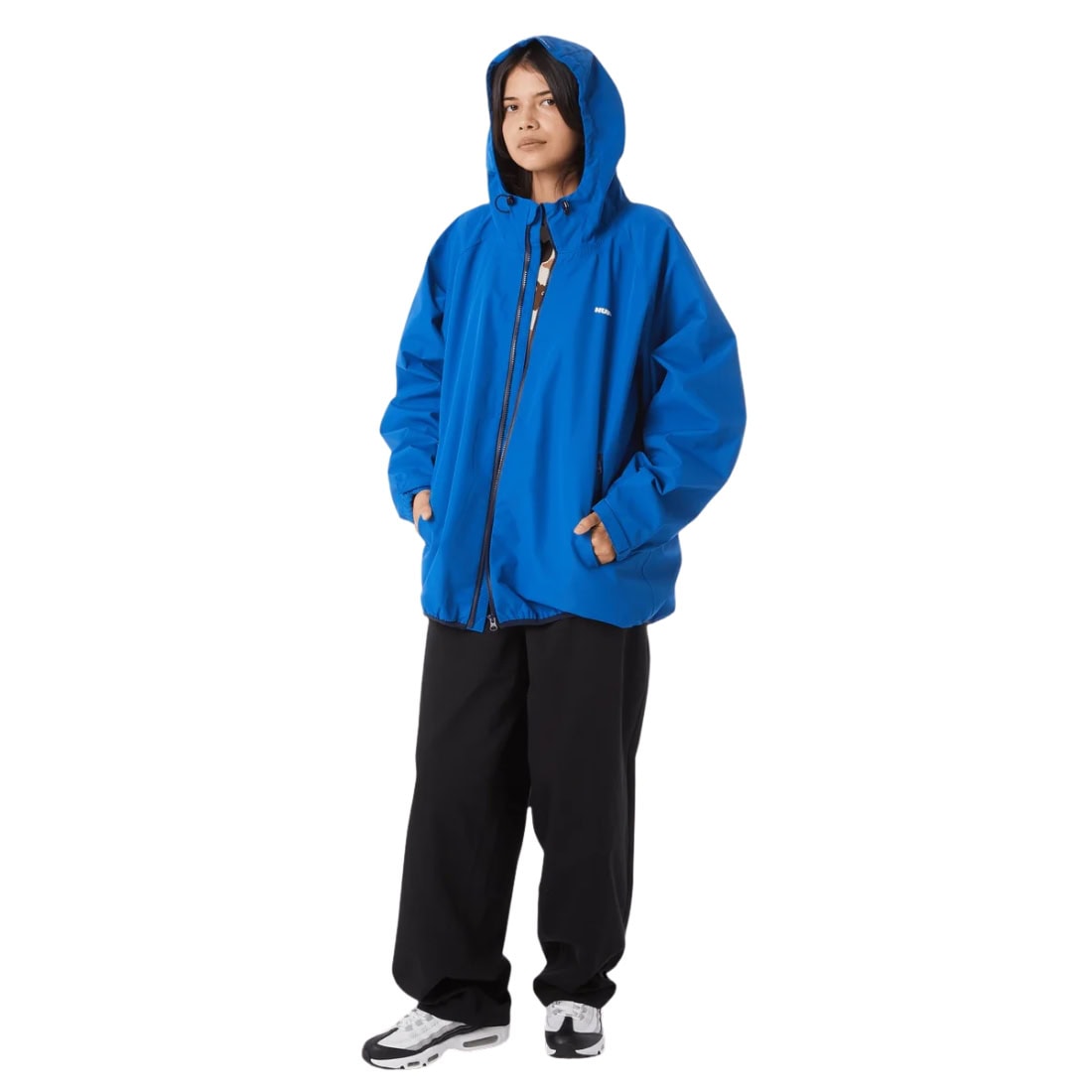 Huf Rainer Shell Jacket - Cobalt Blue - Mens Windbreaker/Rain Jacket by Huf