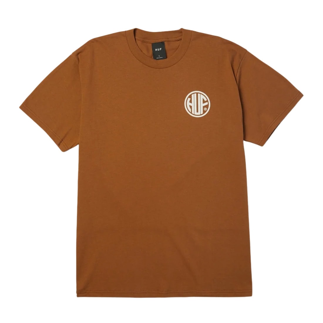 Huf Regional Tee - Brown Sugar/White - Mens Graphic T-Shirt by Huf