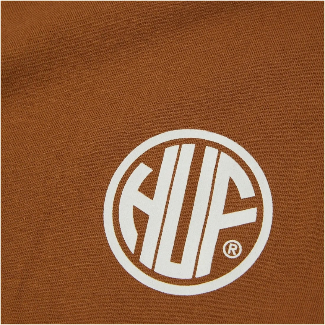 Huf Regional Tee - Brown Sugar/White - Mens Graphic T-Shirt by Huf