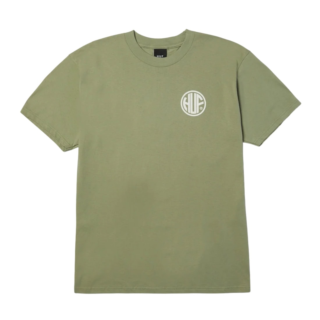 Huf Regional Tee - Desert Green/White - Mens Graphic T-Shirt by Huf