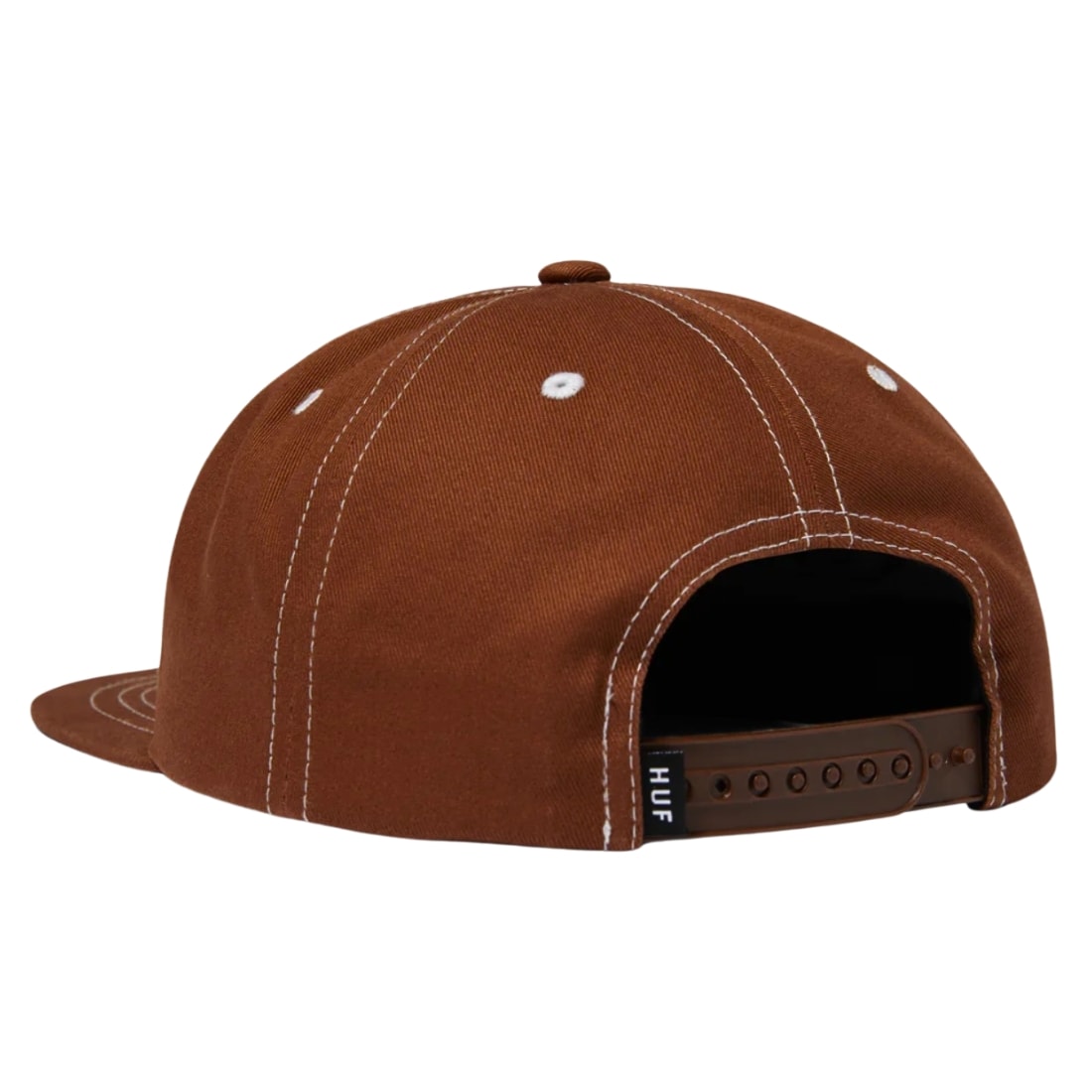 Huf Set TT Snapback - Light Brown/White - Snapback Cap by Huf One Size