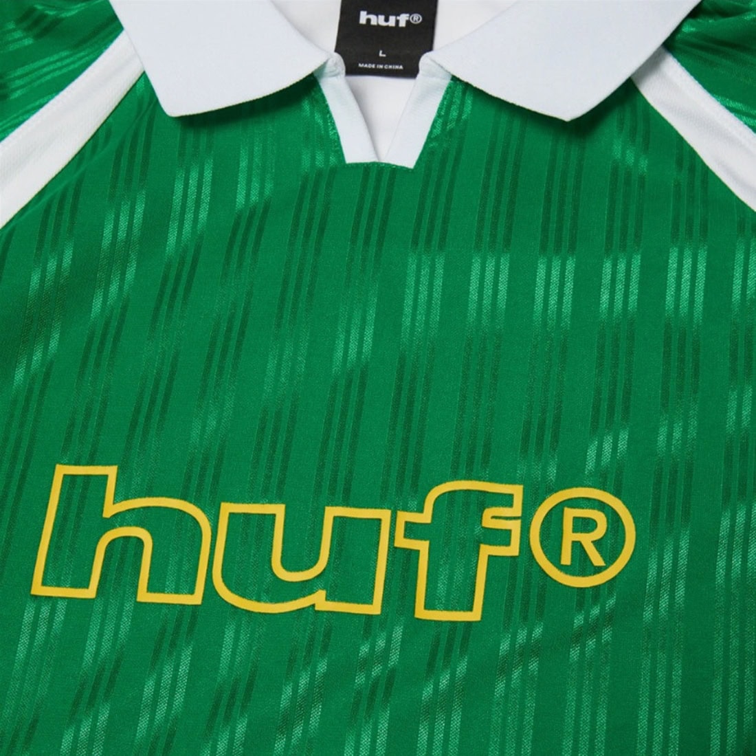 Huf Sideline Soccer Jersey - Clover - Mens Graphic T-Shirt by Huf