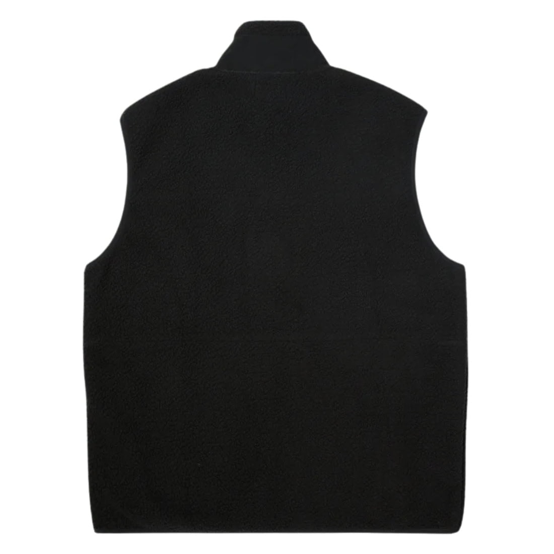 Huf Sonoma High Pile Vest - Black - Mens Gilet Jacket by Huf