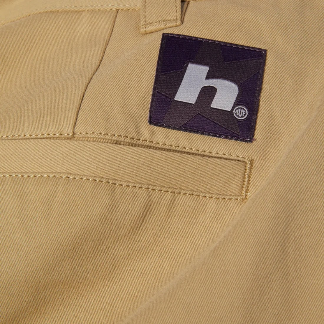 Huf Sorta Long Chino Shorts - Tan - Mens Chino Shorts by Huf