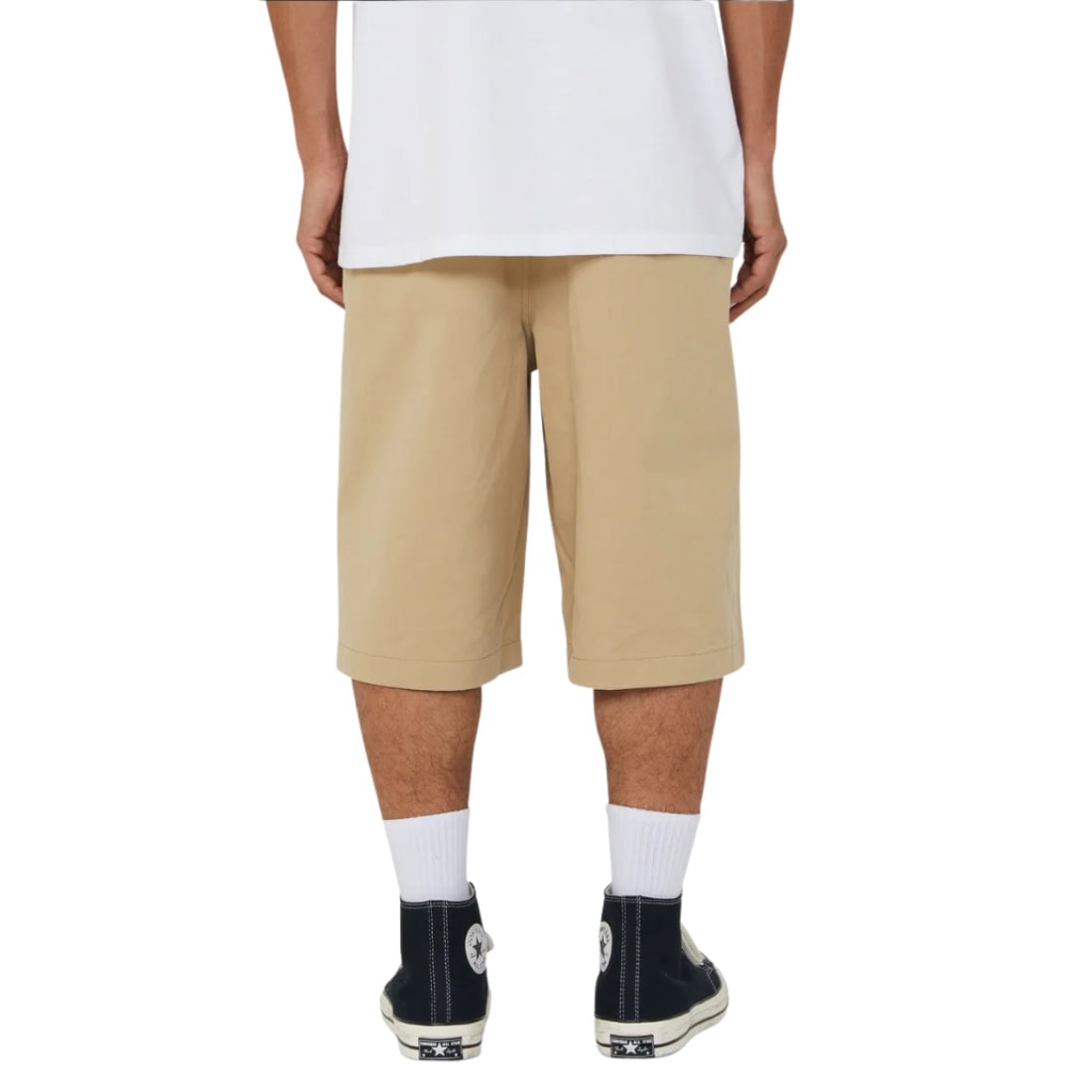 Huf Sorta Long Chino Shorts - Tan - Mens Chino Shorts by Huf