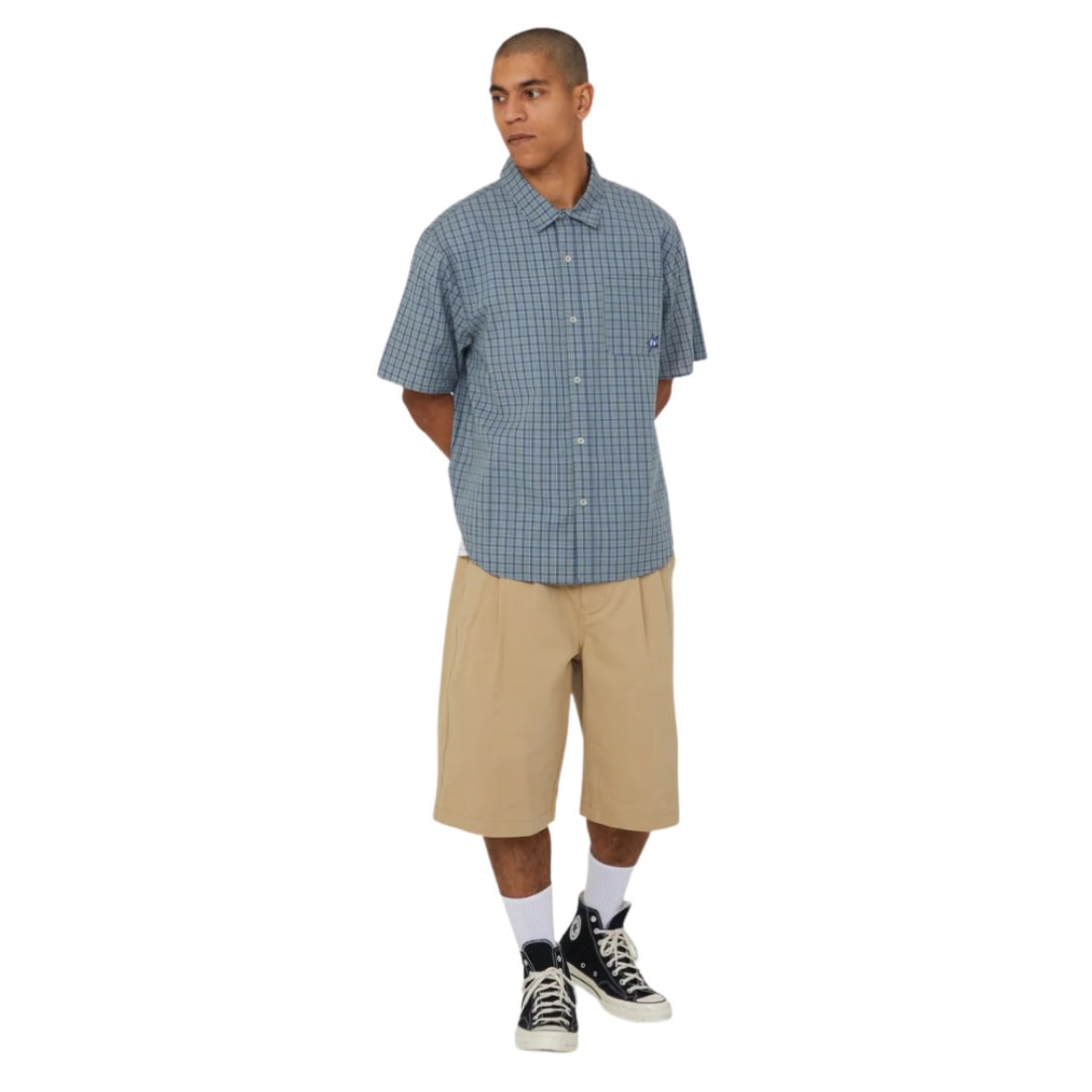 Huf Sorta Long Chino Shorts - Tan - Mens Chino Shorts by Huf