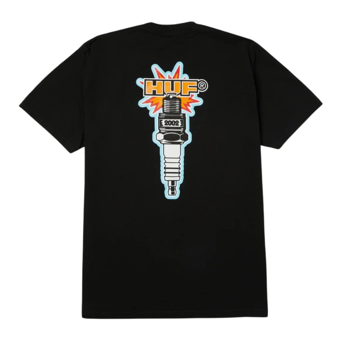 Huf Spark It Up T-Shirt - Black - Mens Graphic T-Shirt by Huf