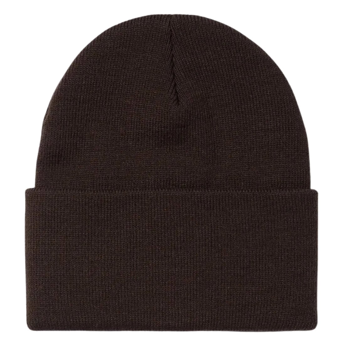 Huf Star Box Logo Beanie - Espresso - Fold Beanie by Huf