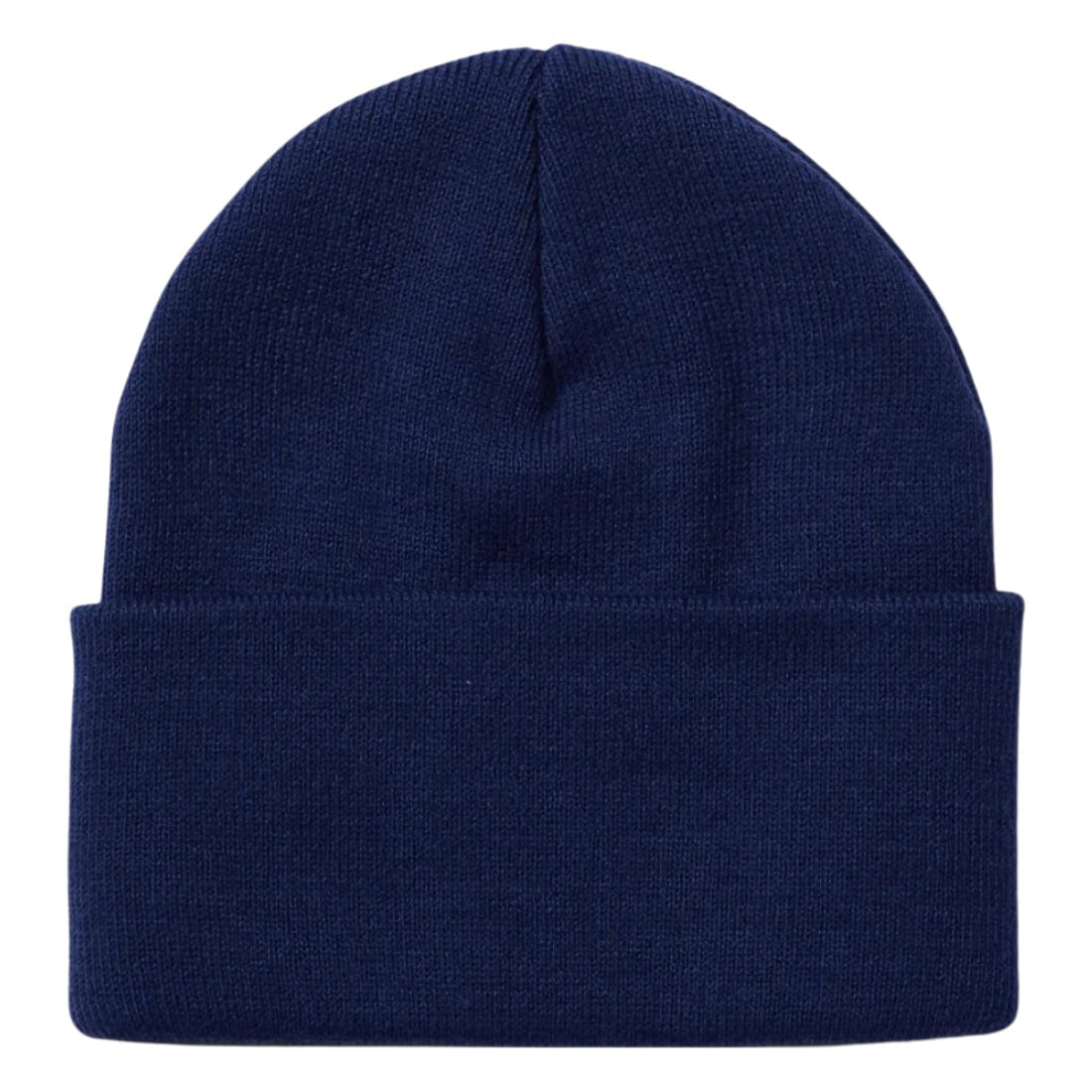 Huf Star Box Logo Beanie - Navy - Fold Beanie by Huf