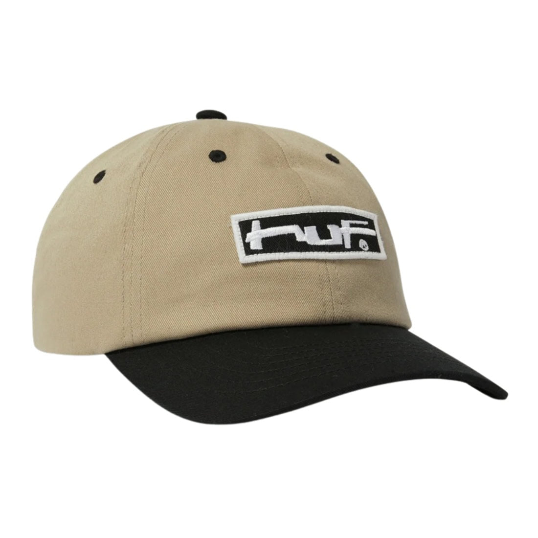 Huf Stretch Logo 6 Panel CV Cap - Clay - Strapback Cap by Huf One Size
