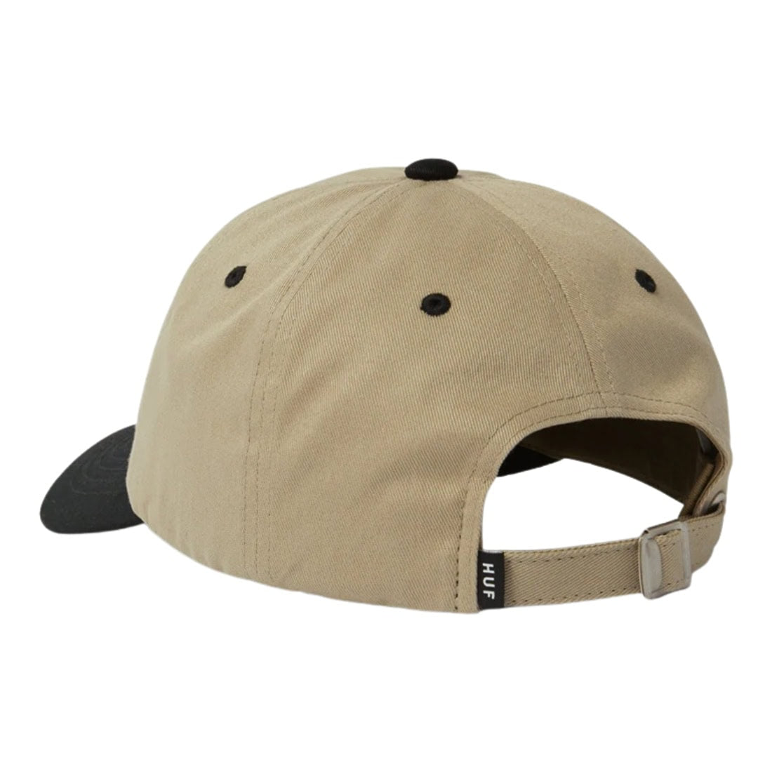 Huf Stretch Logo 6 Panel CV Cap - Clay - Strapback Cap by Huf One Size