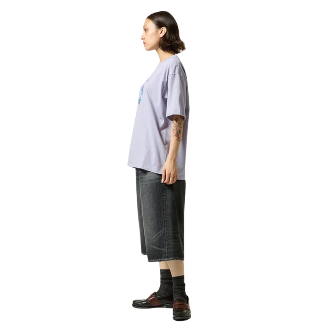 Huf Stuck On You T-Shirt - Lilac Chalk - Mens Graphic T-Shirt by Huf