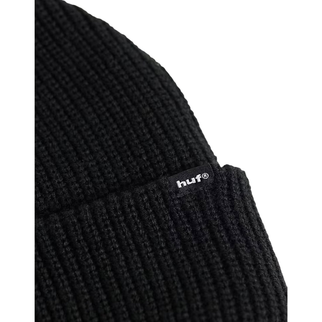 Huf Usual Beanie - Black FA26 - Fold Beanie by Huf