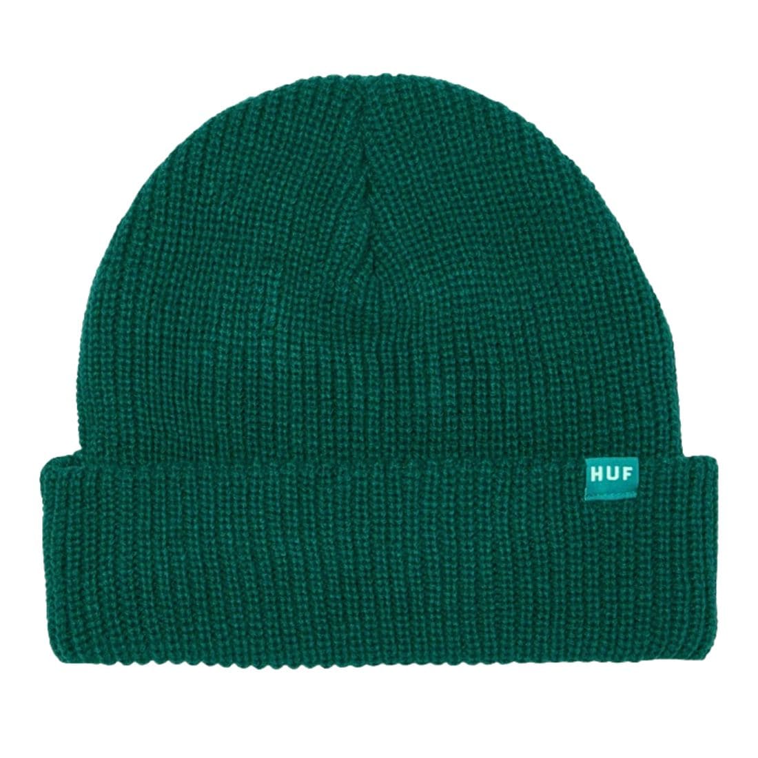Huf Usual Cuff Beanie - Forest Green - Fold Beanie by Huf