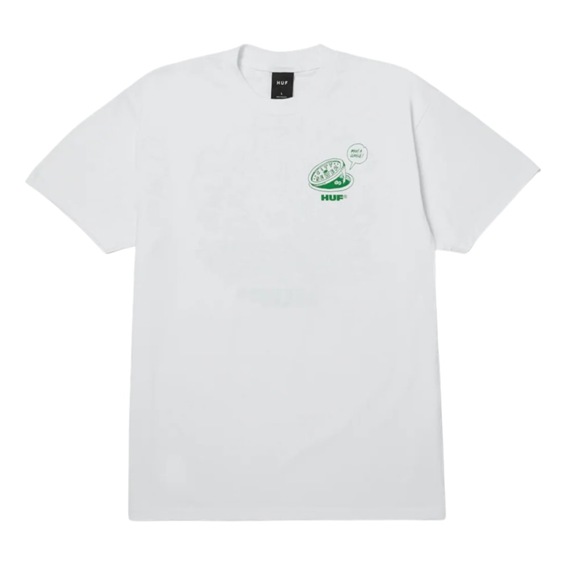 Huf What A Jungle T-Shirt - White - Mens Graphic T-Shirt by Huf