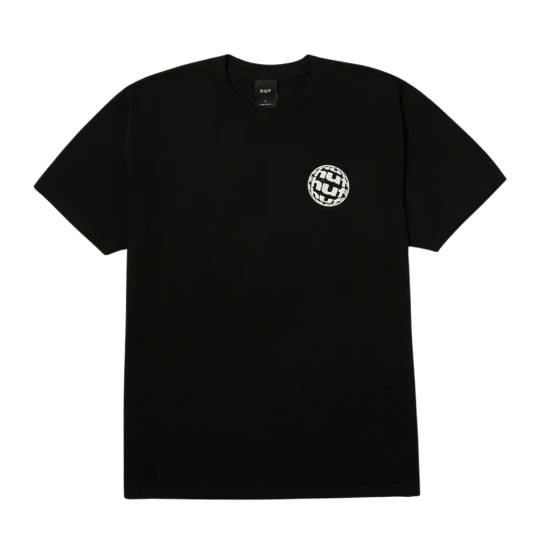 Huf Wide Angle T-Shirt - Black - Mens Graphic T-Shirt by Huf