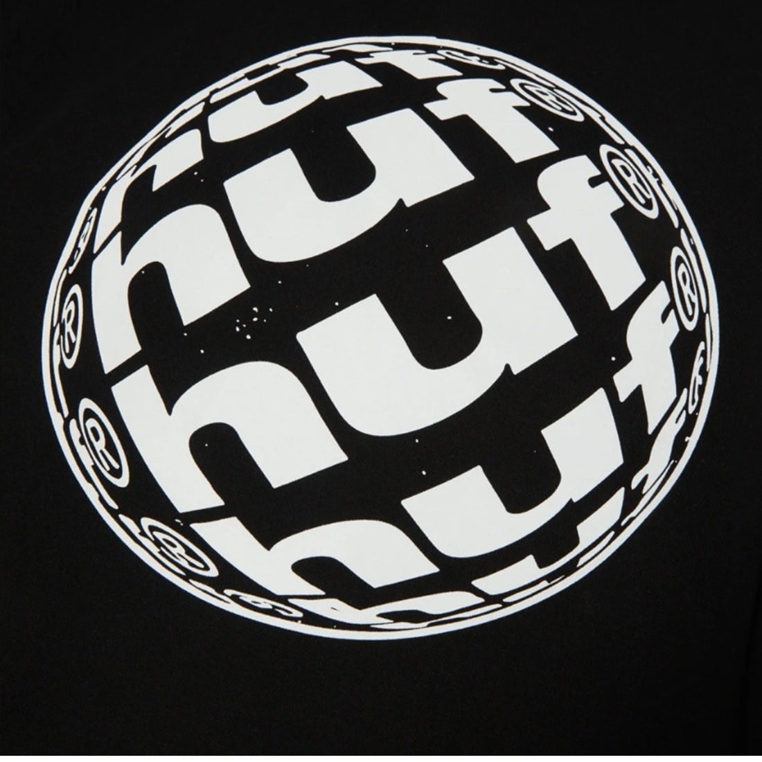 Huf Wide Angle T-Shirt - Black - Mens Graphic T-Shirt by Huf