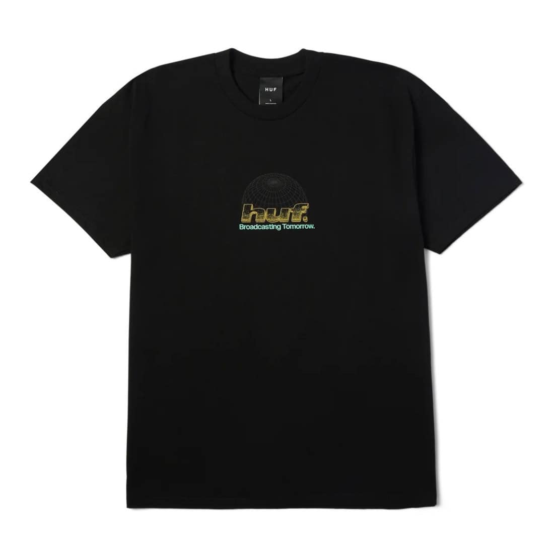 Huf Worldwide Network T-Shirt - Black - Mens Graphic T-Shirt by Huf