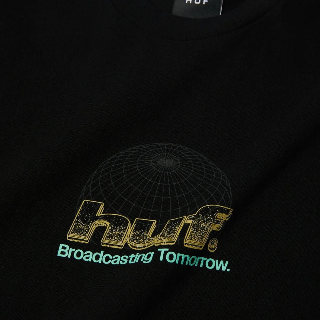 Huf Worldwide Network T-Shirt - Black - Mens Graphic T-Shirt by Huf
