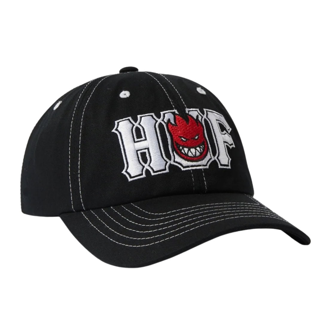 Huf x Spitfire Union Snapback Cap - Black - Snapback Cap by Huf One Size