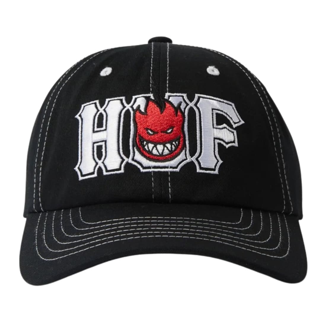 Huf x Spitfire Union Snapback Cap - Black - Snapback Cap by Huf One Size