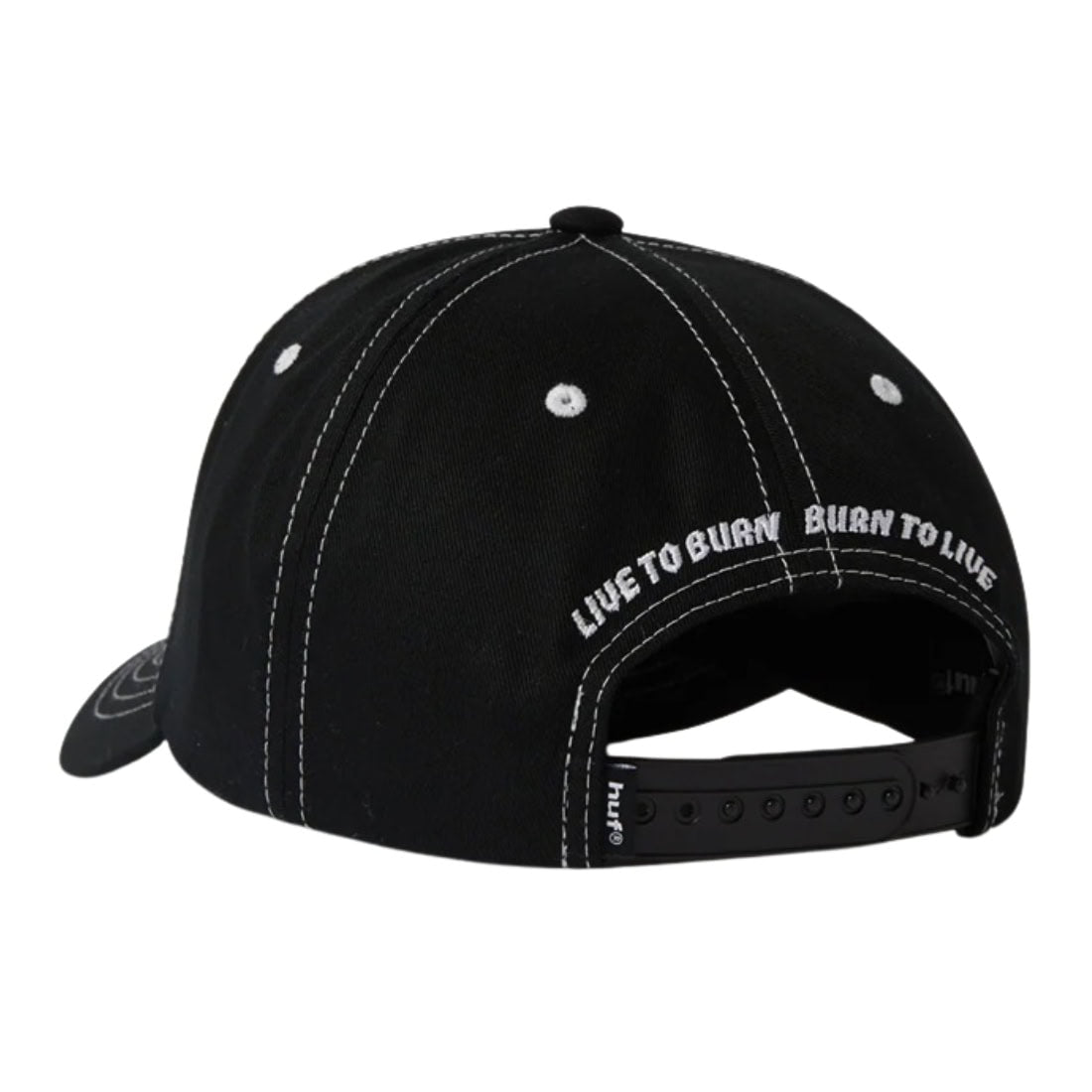 Huf x Spitfire Union Snapback Cap - Black - Snapback Cap by Huf One Size