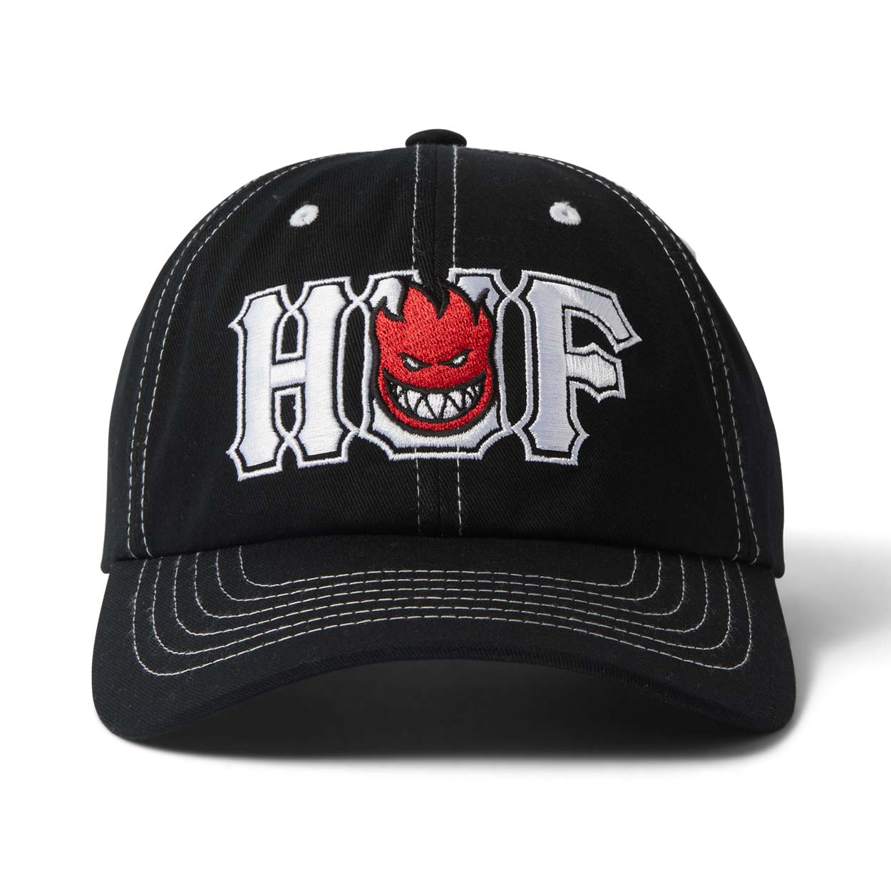 Huf X Spitfire Union Snapback Cap - Black - Snapback Cap by Huf One Size