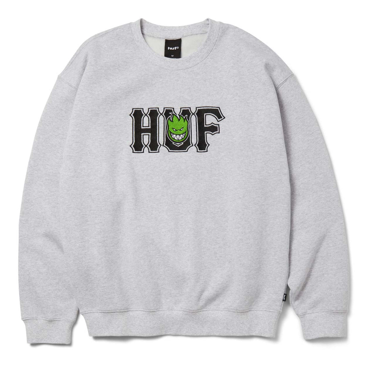 Huf X Spitfire Union Crewneck - Heather Grey