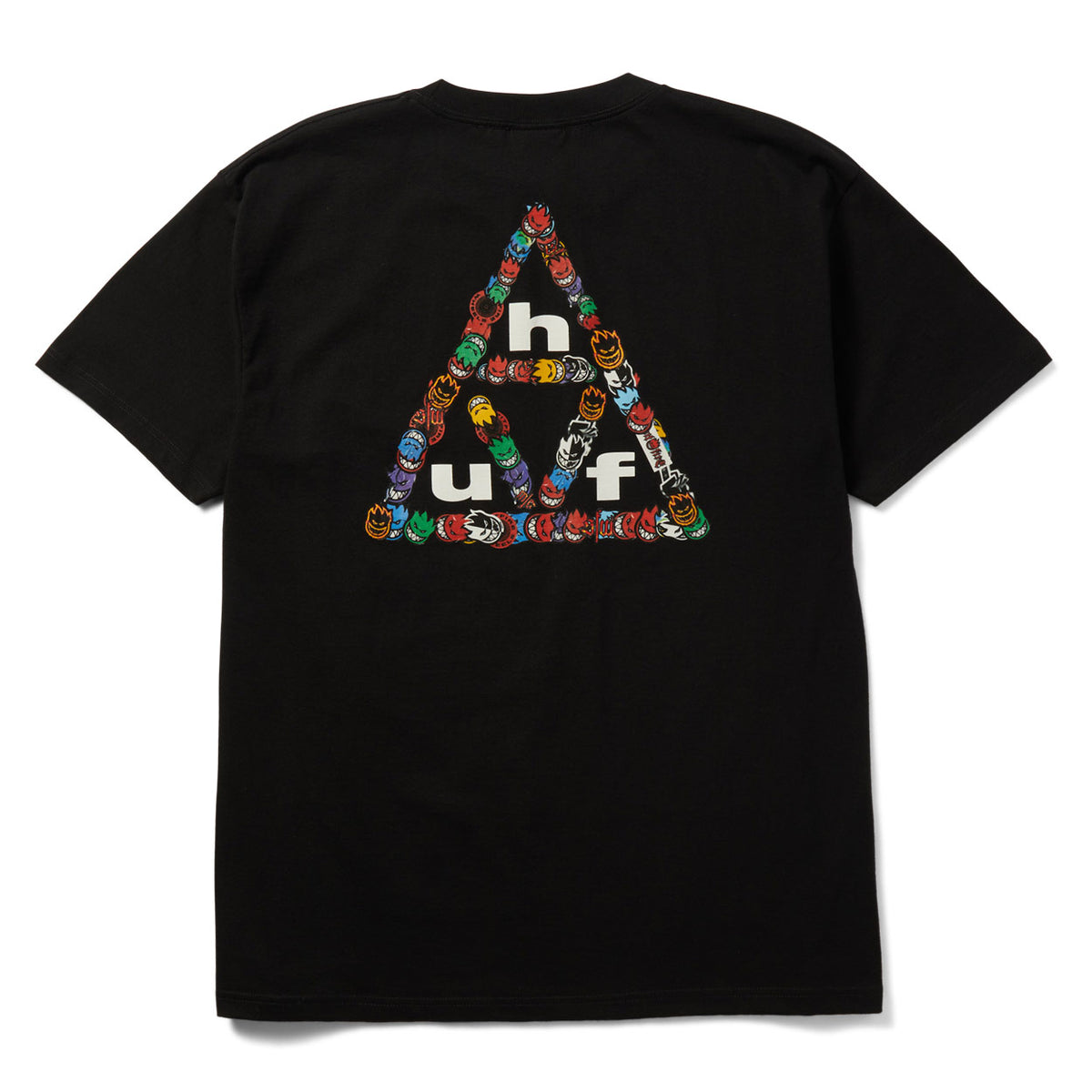 Huf X Spitfire Sticker Tt T-Shirt - Black