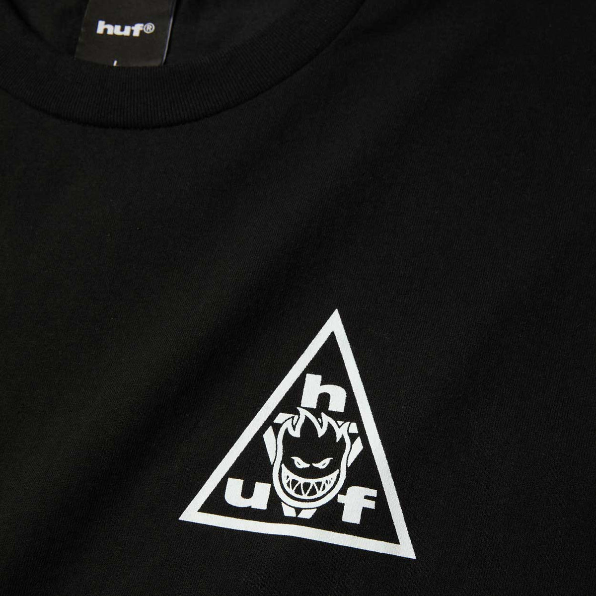Huf X Spitfire Sticker Tt T-Shirt - Black