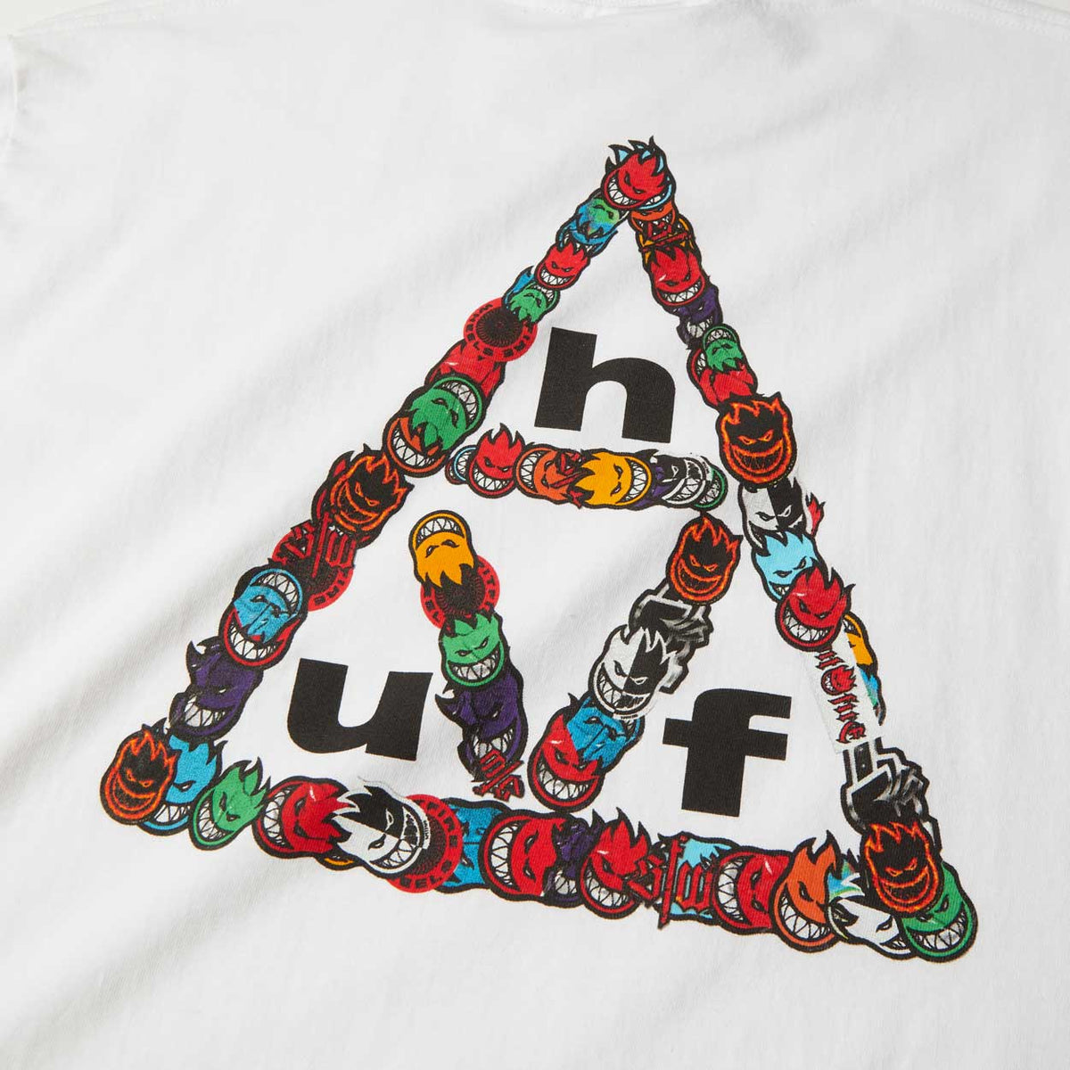 Huf X Spitfire Sticker Tt T-Shirt - White