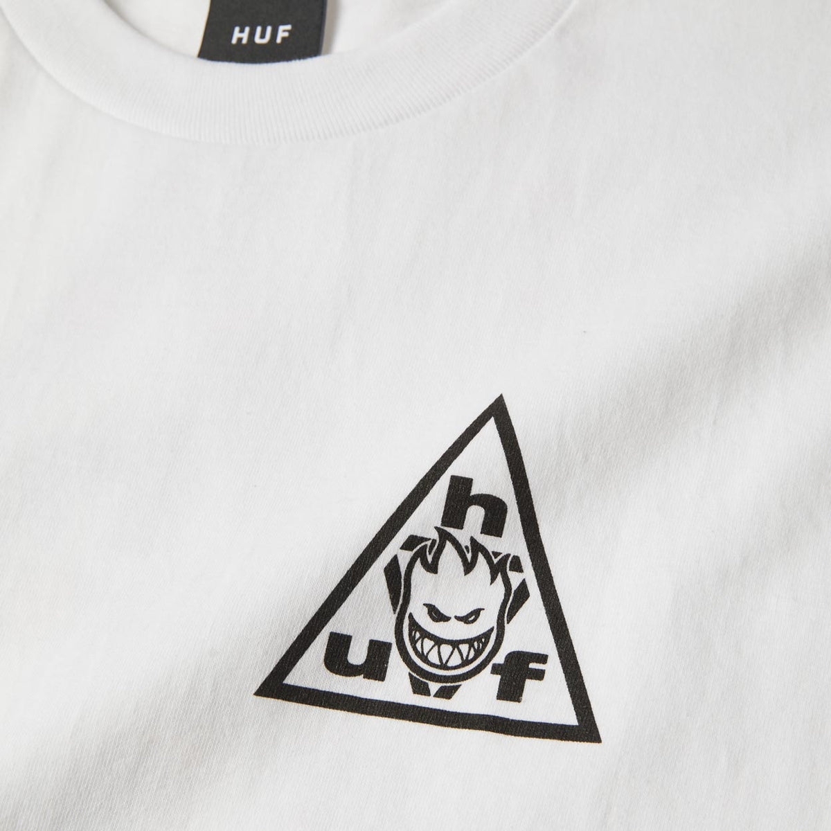 Huf X Spitfire Sticker Tt T-Shirt - White